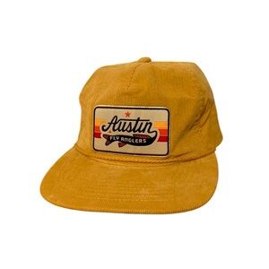 Austin Retro Style Corduroy Flat Bill Hat
